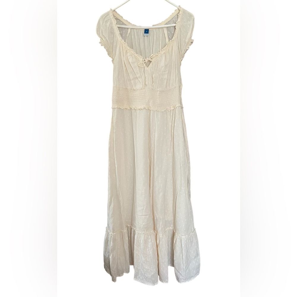 Old Navy puff sleeve midi dress